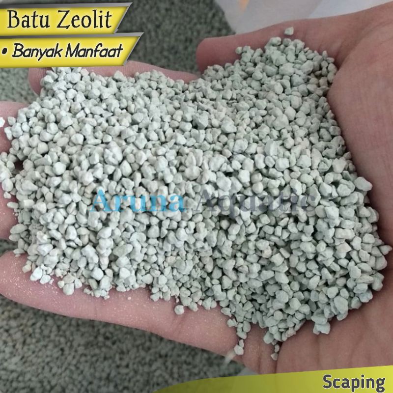 Jual BATU ZIOLIT MEDIA FILTER PENJERNIH AIR BANYAK MANFAAT 500GR