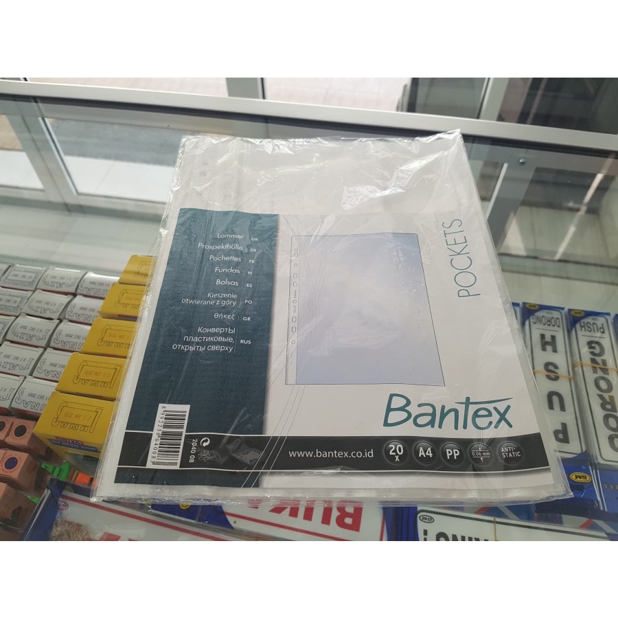 

PP POCKET / KANTONG PP / BANTEX A4 8040