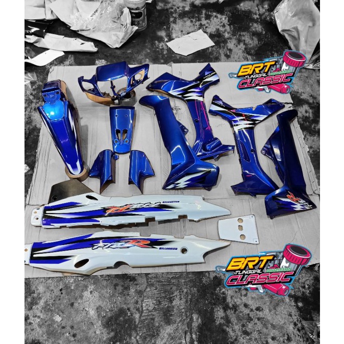 Body murah full set halus fiz r bodi full set halus fiz r warna biru putih
