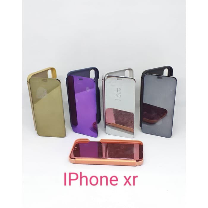 Flip Mirror Cover Clear View Type Iphone Xr