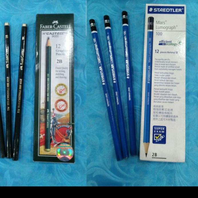 

Barang Laris ✰ 12pc hrga grosir - Pensil 2b Fabercastell 2b Staedtler`