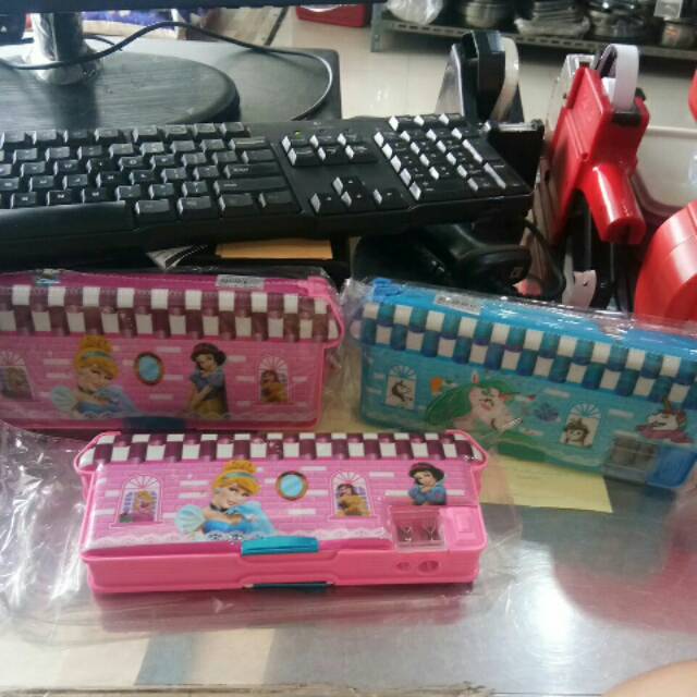 

Kotak pensil import primcess unicorn / pencil case unik s-9799 murah peraut