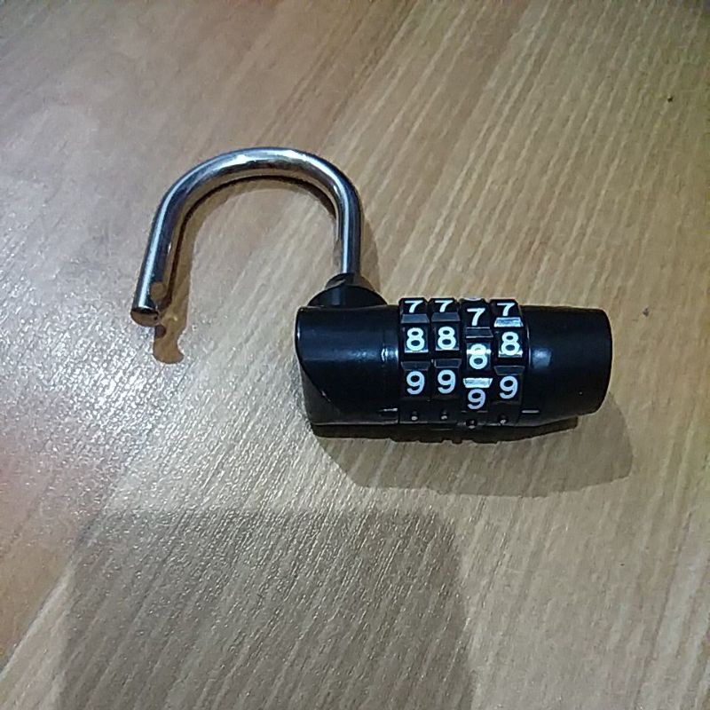 Gembok 4 Digit/ Gembok Angka/ Gembok Besi Soligen