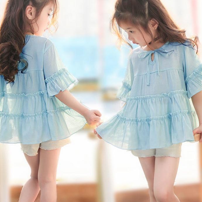Terkini 2 - 9 Tahun - Seohyun | Blouse Anak Korean Import Atasan Anak Perempuan Impor - Baju Anak Pe