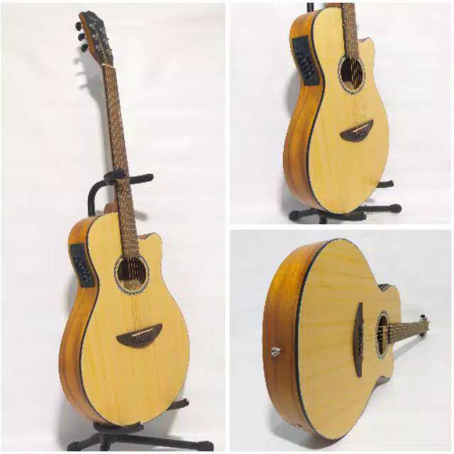 Gitar Akustik Elektrik Cowboy GWC-38NAK ( Special Produk Bahan Koa paket A