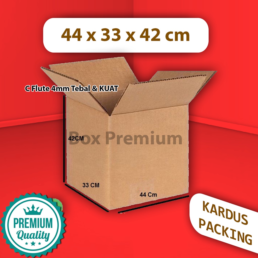 

(MIN ORDER 5 pcs) KARDUS DUS BOX PACKING PACKAGING PINDAHAN BESAR UK 44X33X42 CM MURAH