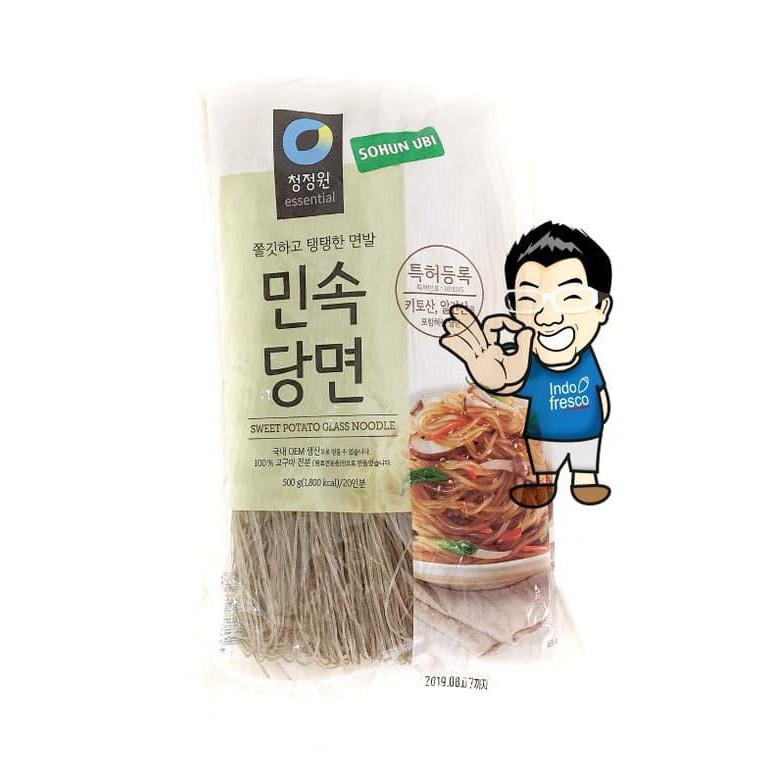 

w3y5 daesang chung jung one dangmyeon- vermicelli- bihun ubi 500gr m2pz