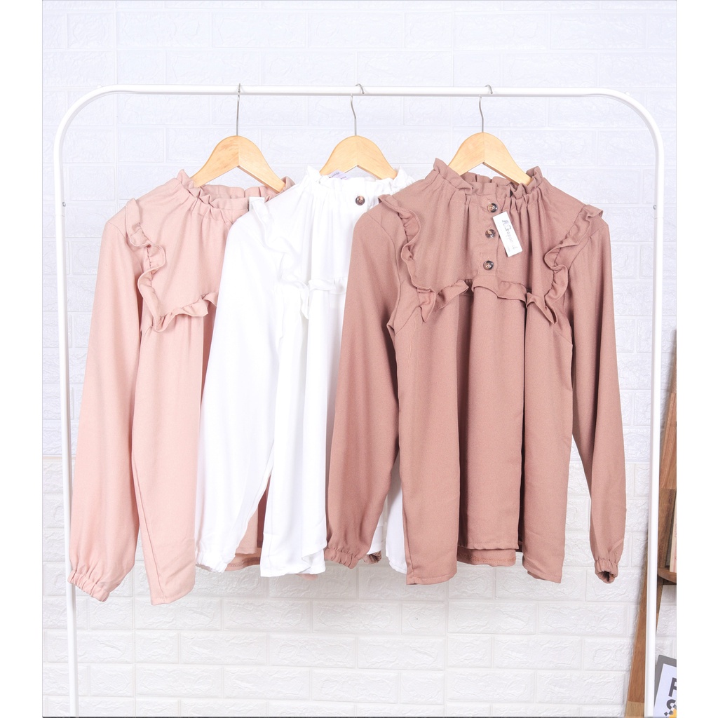 Zuka top / blouse - wanita atasan - wanita terbaru / baju kekinian