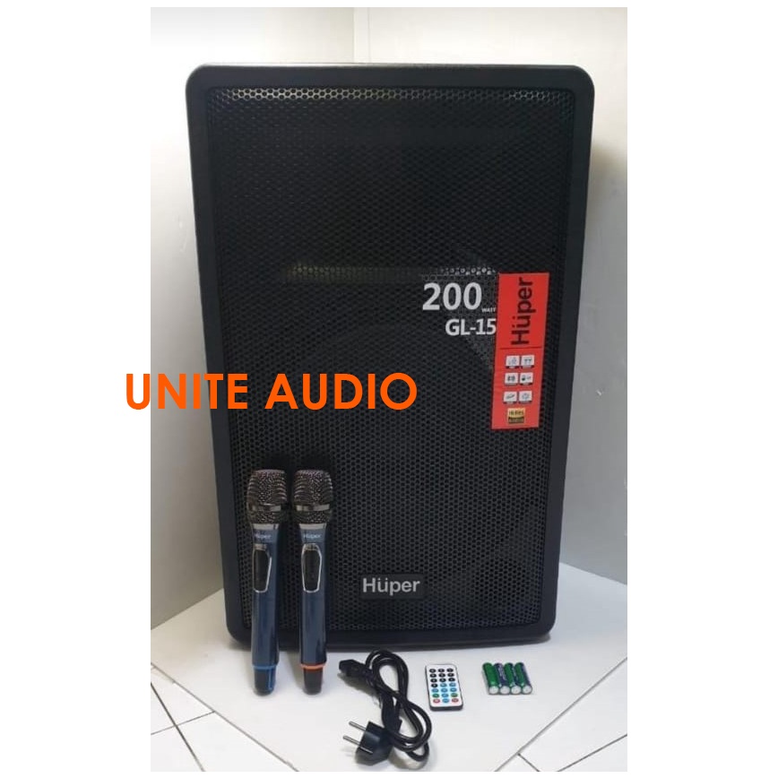 Speaker Portable Meeting Huper GL-15 GL15 Huper GL 15 Portable Speaker