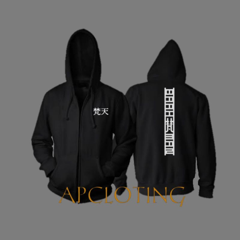 JAKET ZIPPER DISTRO-BRAHMA GANG ANIME TOKYO REVENGERS BONTEN