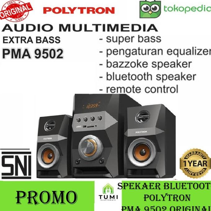 Polytron Pma9502 Multimedia Audio Speaker Aktif Pma 9502 Funnystore54