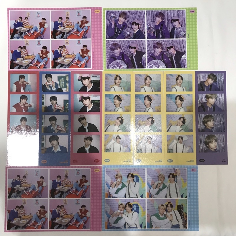 [Ready Stock] Enhypen Official Ggu Ggu Package 2021 4 Cuts Photo Unit Heeseung Jay Jake Sunghoon Sun