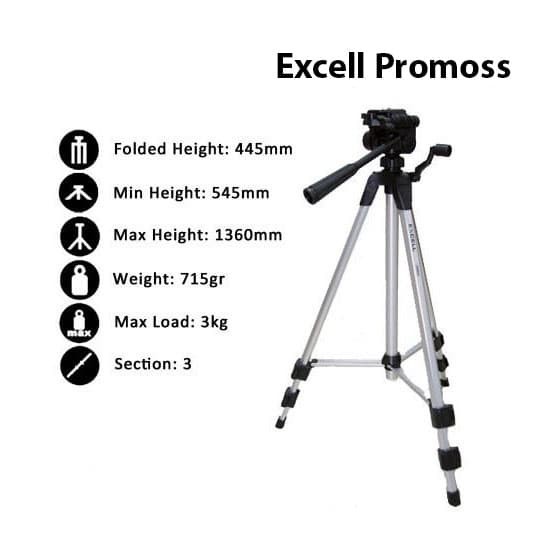 tripod excell promoss free tas free holder HP