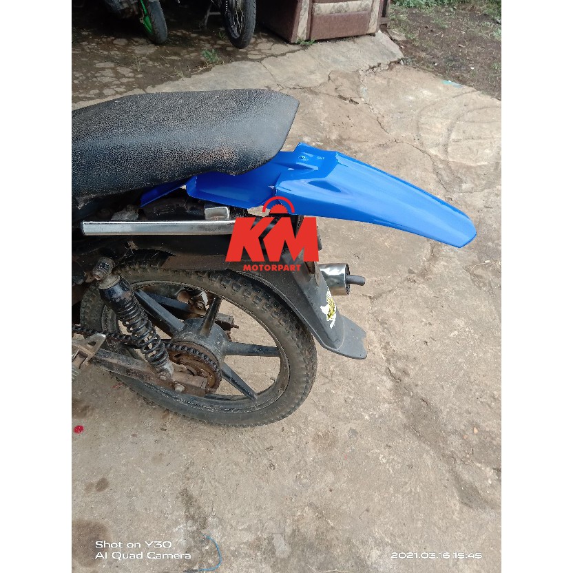 Spakbor Belakang Trail Variasi Modif KLX 150 Bf Kawasaki Panjang 54,5 cm