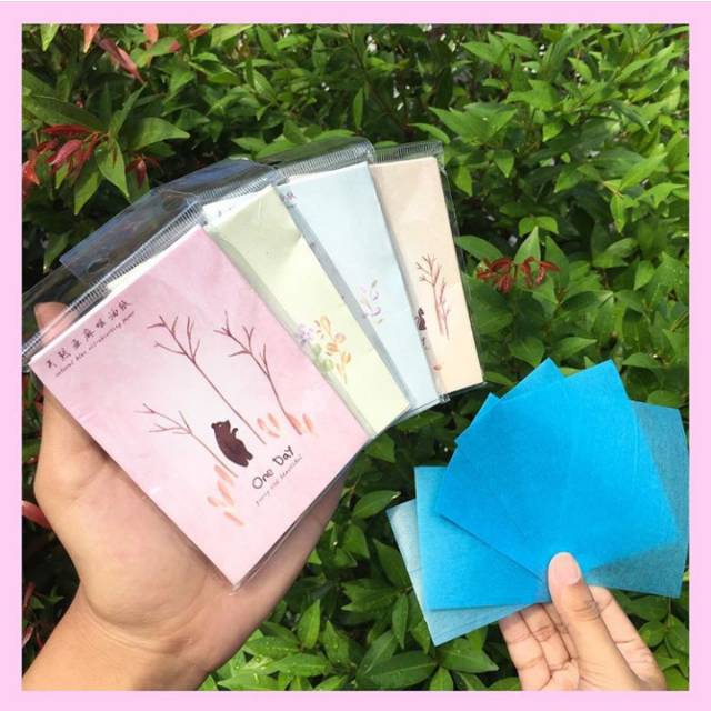 Kertas Penyerap Minyak Di Wajah Kertas Minyak Kertas Minyak Murah Shopee Indonesia