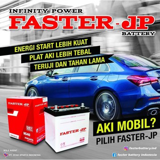 Jual AKI MOBIL FASTER JP N50 (50AH) BASAH Indonesia|Shopee Indonesia