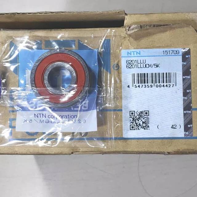 Bearing NTN 6201-LLU Jepang / Laher / Lahar / Ball Bearing NTN