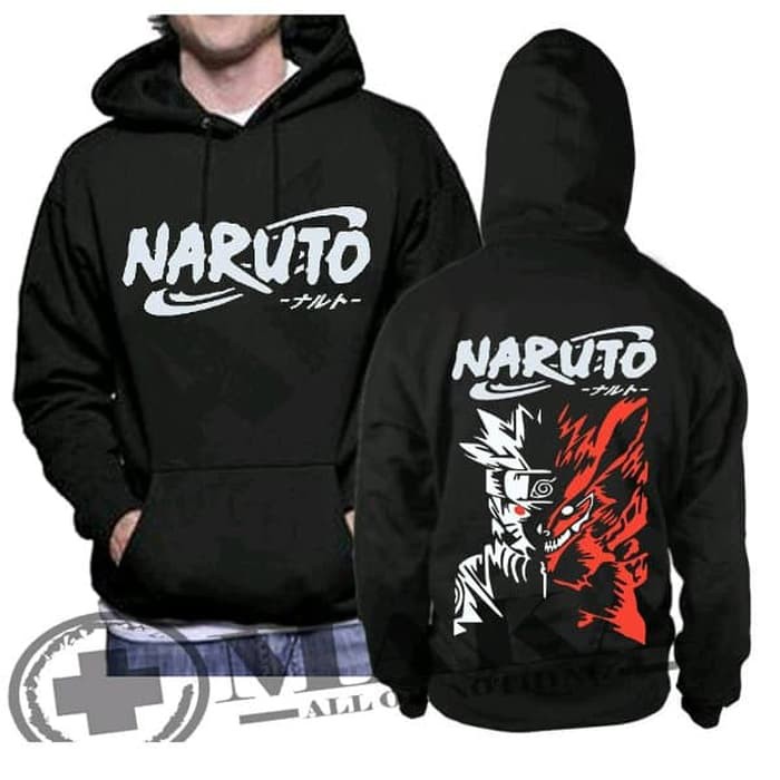 SWEATER HOODIE ANIME NARUTO KYUBI -provermerch