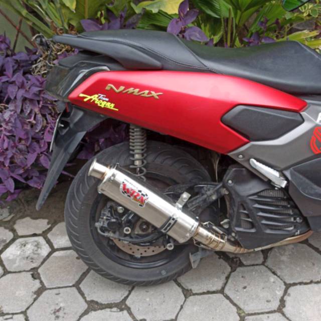 KNALPOT WRX OVAL CUSTOM BUAT N-MAX AEROX LEXSI PCX VARIO 125VARIO150