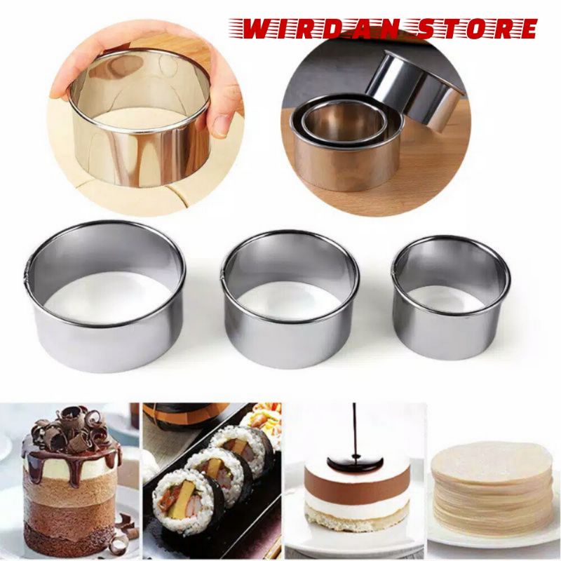 RING ROTI BULAT / RING CUTTER BULAT / RING BURGER TINGGI 4_5CM TERMURAH