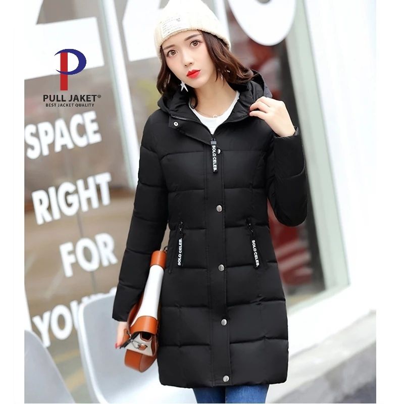 long coat bulu musim dingin wanita/ jaket tebal / mantel tebal wanita/ jaket winter panjang terbaru-1