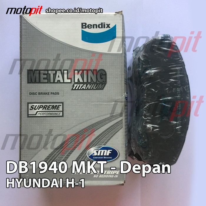 Bendix Kampas Rem Depan Hyundai H1 H-1 DB1940 MKT