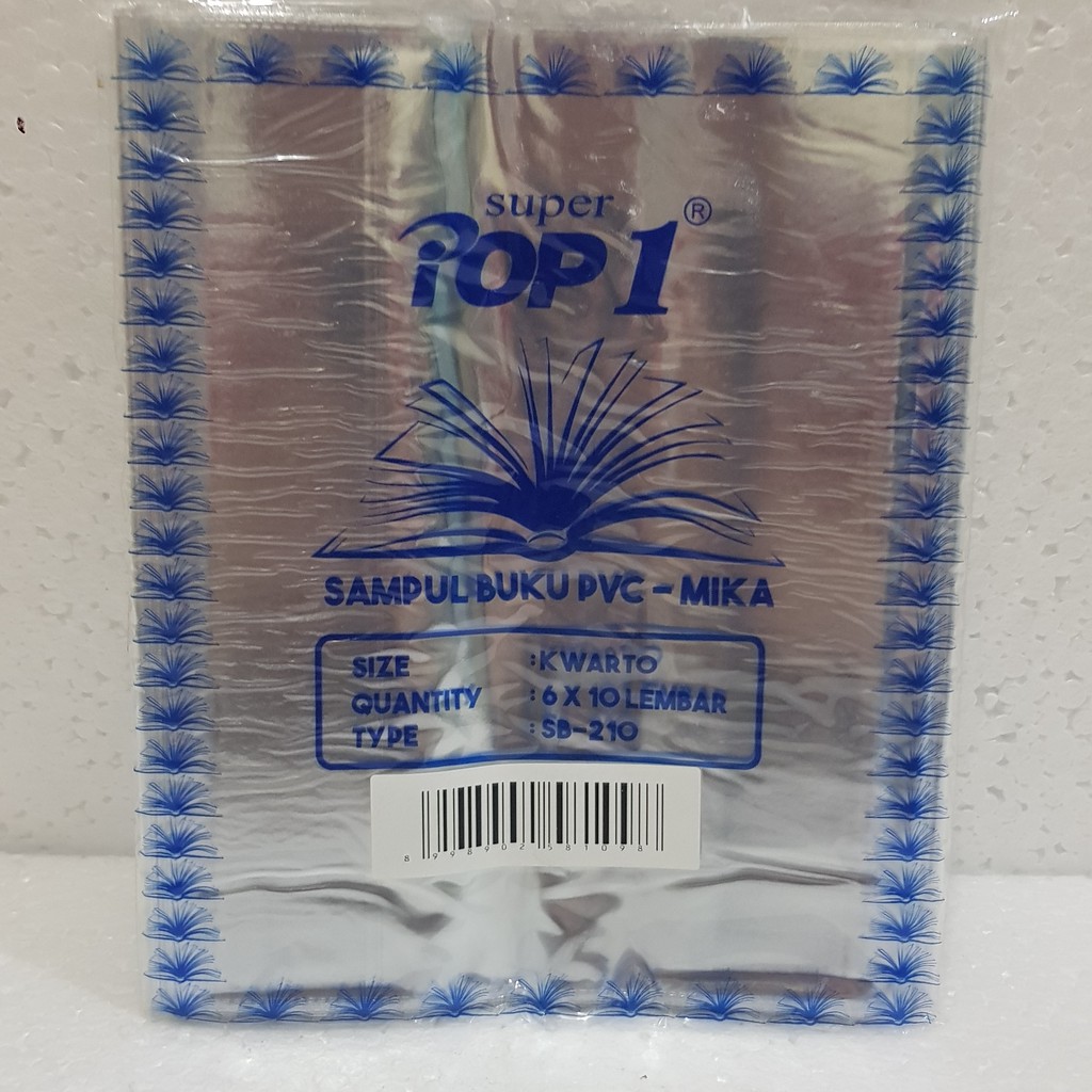 

Sampul Buku Mika Kwarto / Mika Transparant (1 Set isi 10)
