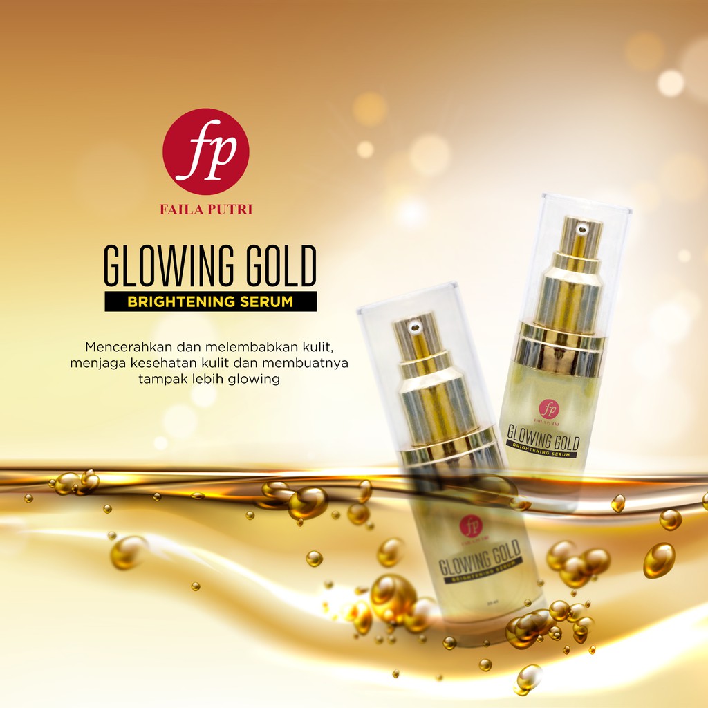 NEW WHITENING GOLD SERUM FAILA PUTRI BPOM - SERUM WHITENING EXTRA GOLD FP ORI BPOM