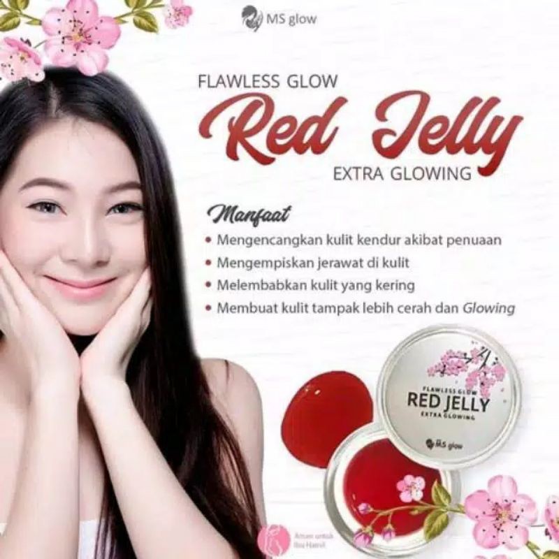 MS GLOW RED JELLY EXTRA GLOWING / RED JELLY MS GLOW