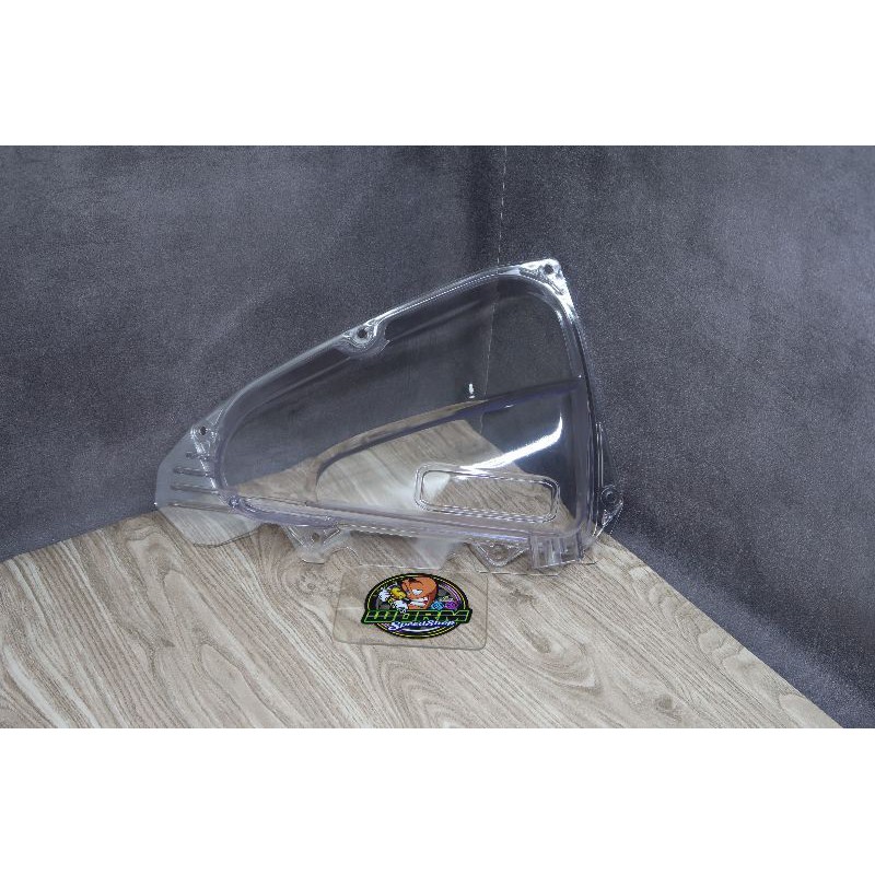 Tutup filter transparan beat esp / scoopy esp bahan tebal