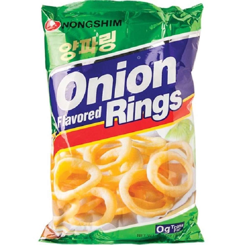 NONGSHIM - ONION RING SNACK RASA ORIGINAL - 90 GR (KOREAN SNACK)