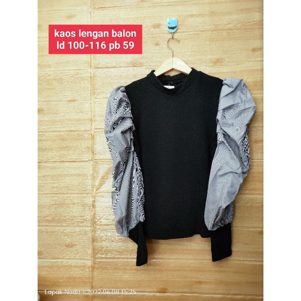 kaos import lengan balon