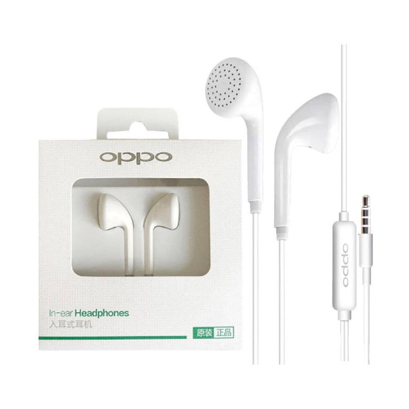 Handsfree Headset Earphone Oppo F1 Plus Original