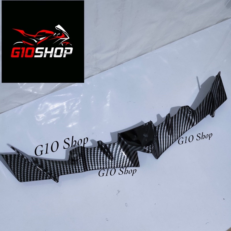 Winglet Carbon Water Printing Motor Yamaha Aerox Connected Garansi Barang Pecah / Winglet Carbon New