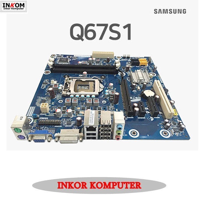 Mainboard Mobo  Intel LGA 1155 H61 + i5 3470 + fan intel