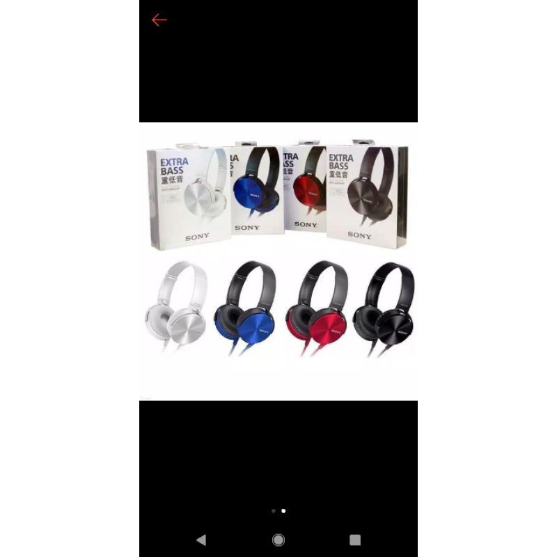 HANDSFREE JBL MDR XB450 XB450 XB-450 EXTRA BASS - HEADPHONE JBL XB450