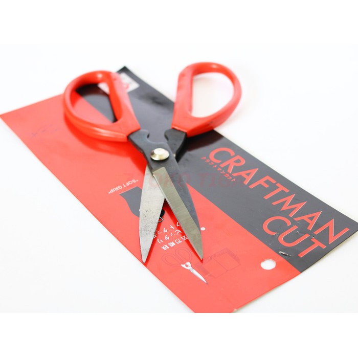

PROMO!! GUNTING POTONG BAHAN KAIN CRAFTMAN CUT 8" / GUNTING TAILOR UKURAN 8" PEMOTONG KERTAS SERBAG