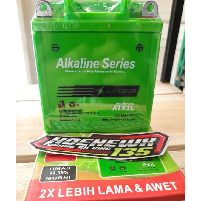 AKI ACCU BATRE ALKALINE RX KING NINJA