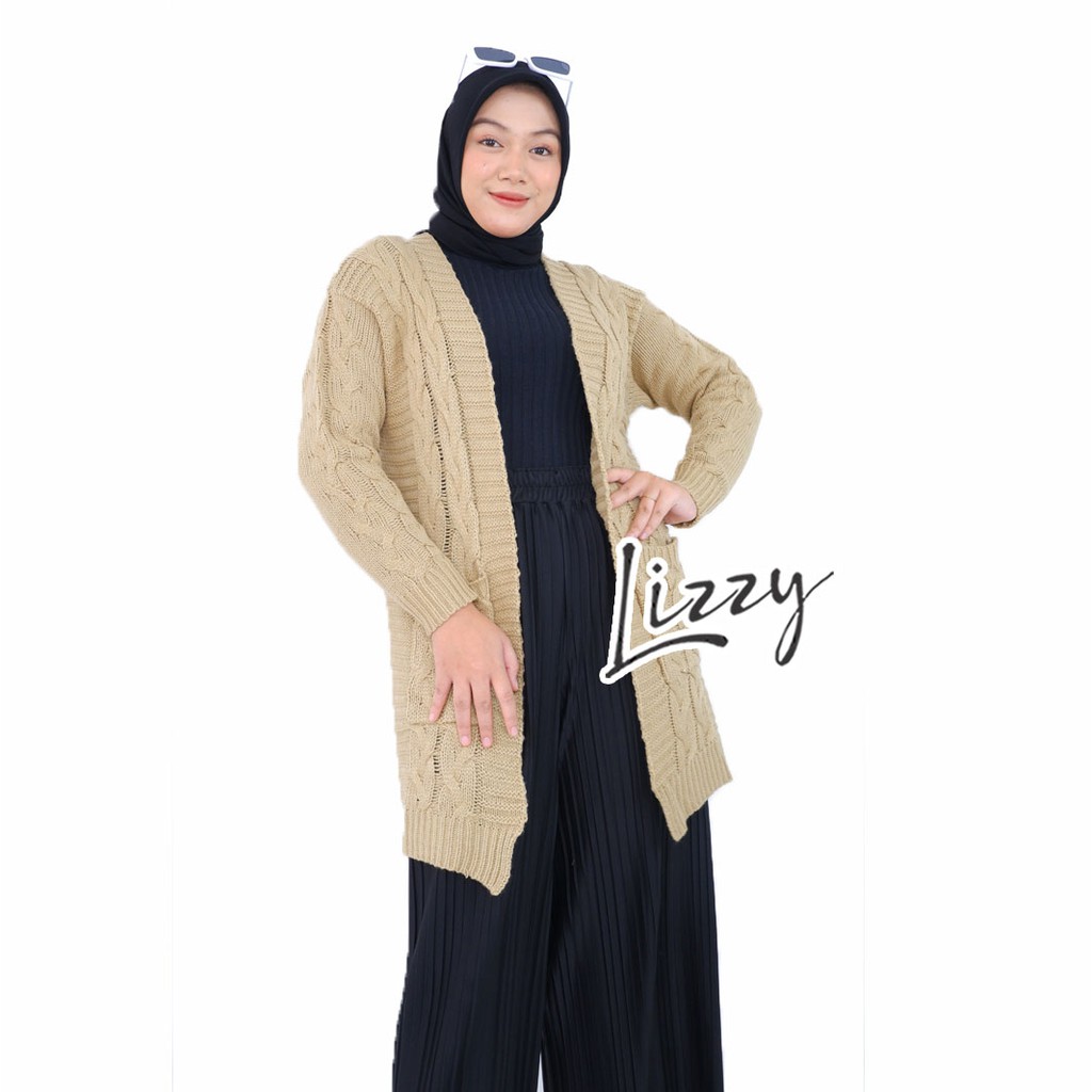 Lizzy - CARDIGAN RASYWA CABLE PREMIUM