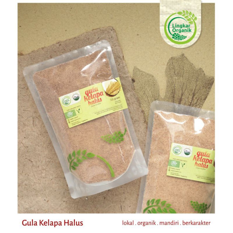 

gula kelapa halus lingkar organik 500 gr