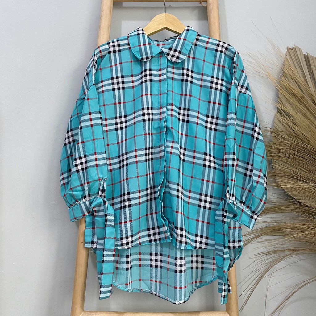 KEMEJA BLOUSE OVERSIZE NOON KATUN DAILY OFFICE SHIRT PREMIUM B414