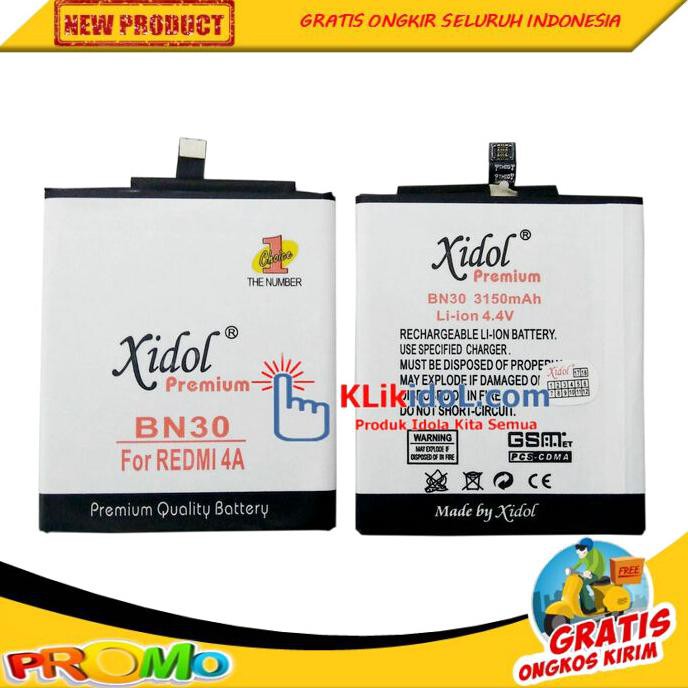 Baterai Idol Redmi 4A Bn30 Baterai Premium