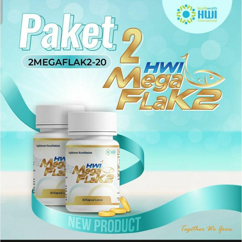 

Paket 2 Botol MEGAFLAK fish oil (minyak ikan)