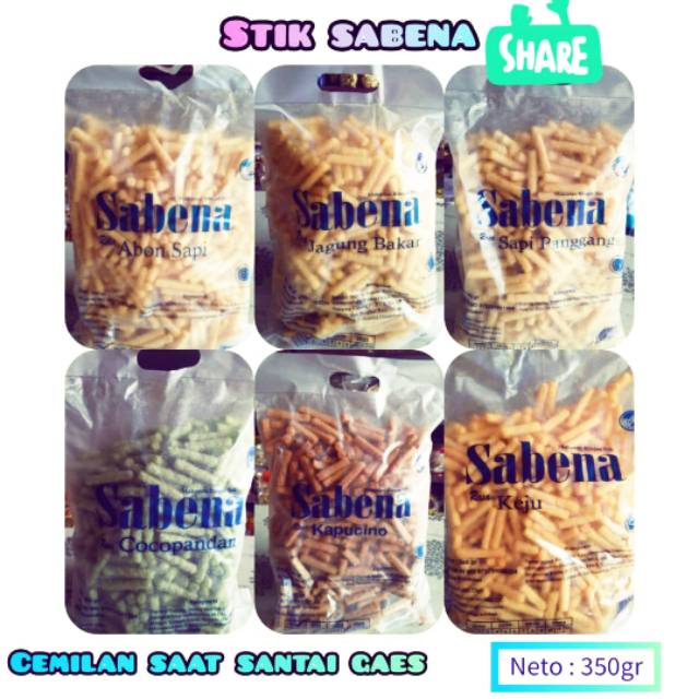 

Snack Sabena stik / cemilan