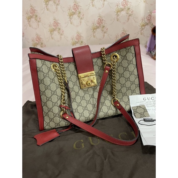 preloved tas/bag gucci padlock ori
