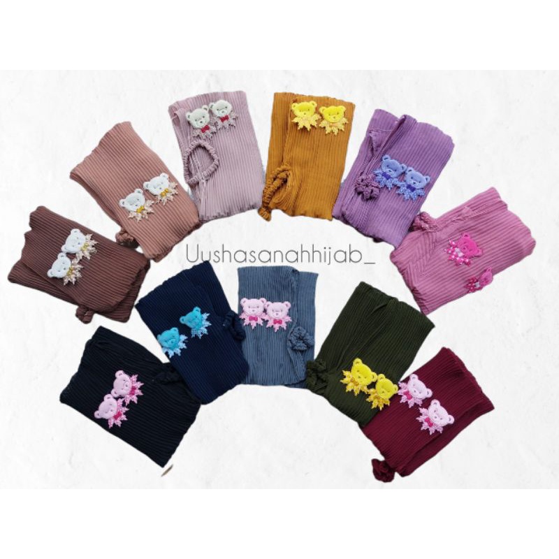 [ Asyiffa HIjab ]••SHANAZ••pasmina ceruty babydoll•••pasmina plisket anak
