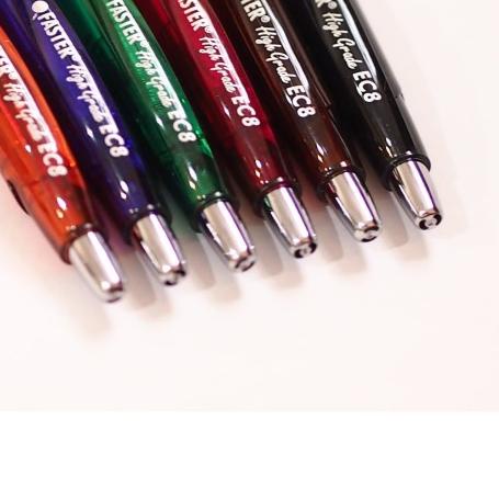 

☑ Ballpoint/ Pulpen Faster EC8, 0.7mm isi 12 pcs- Black ➽