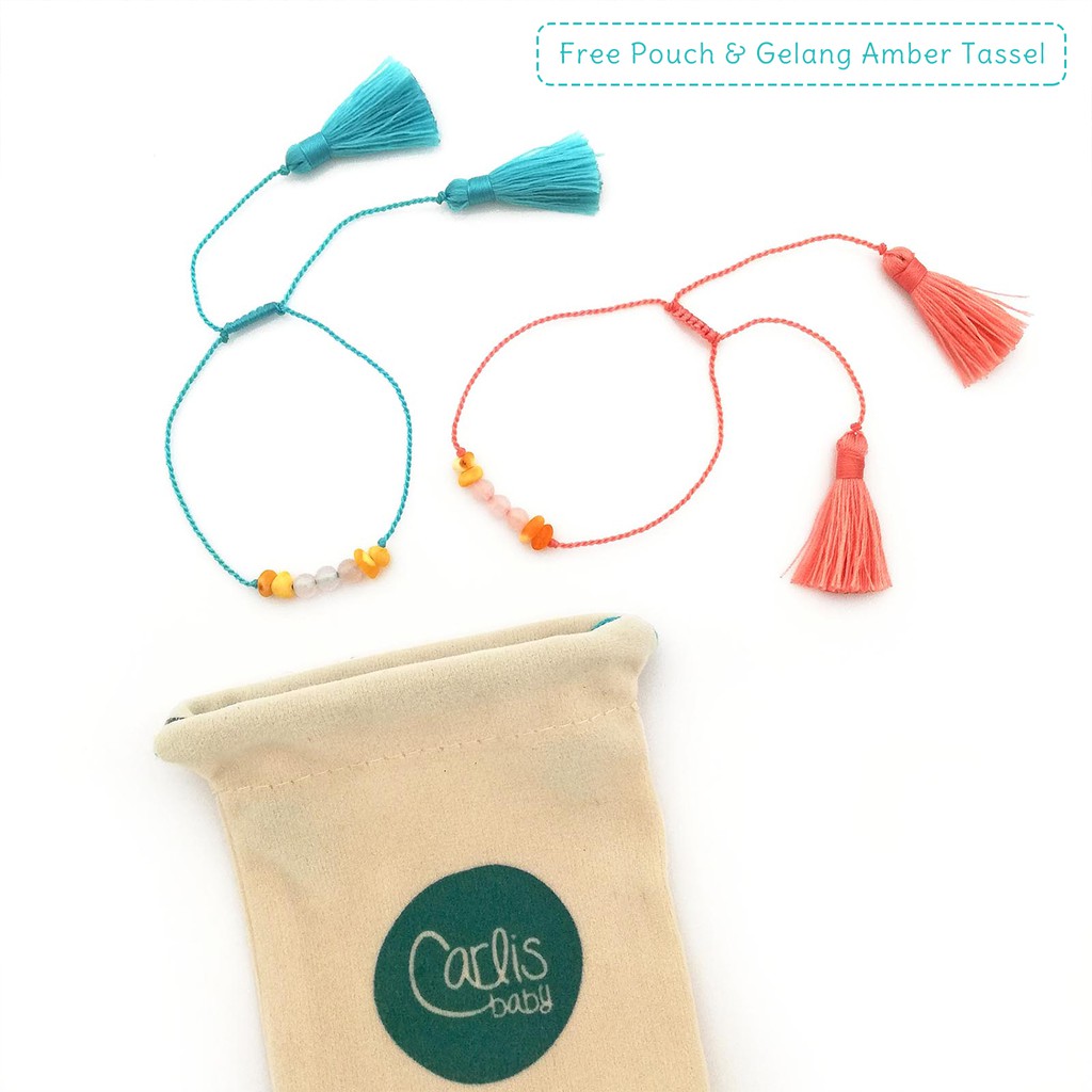 CE127 Kalung Amber Tumbuh Gigi Bayi By Carlis Baby