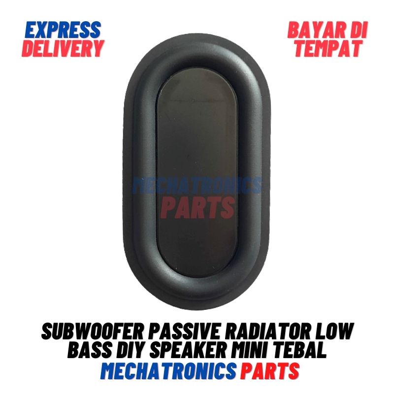 Subwoofer Passive Radiator Low Bass DIY Speaker Mini Tebal