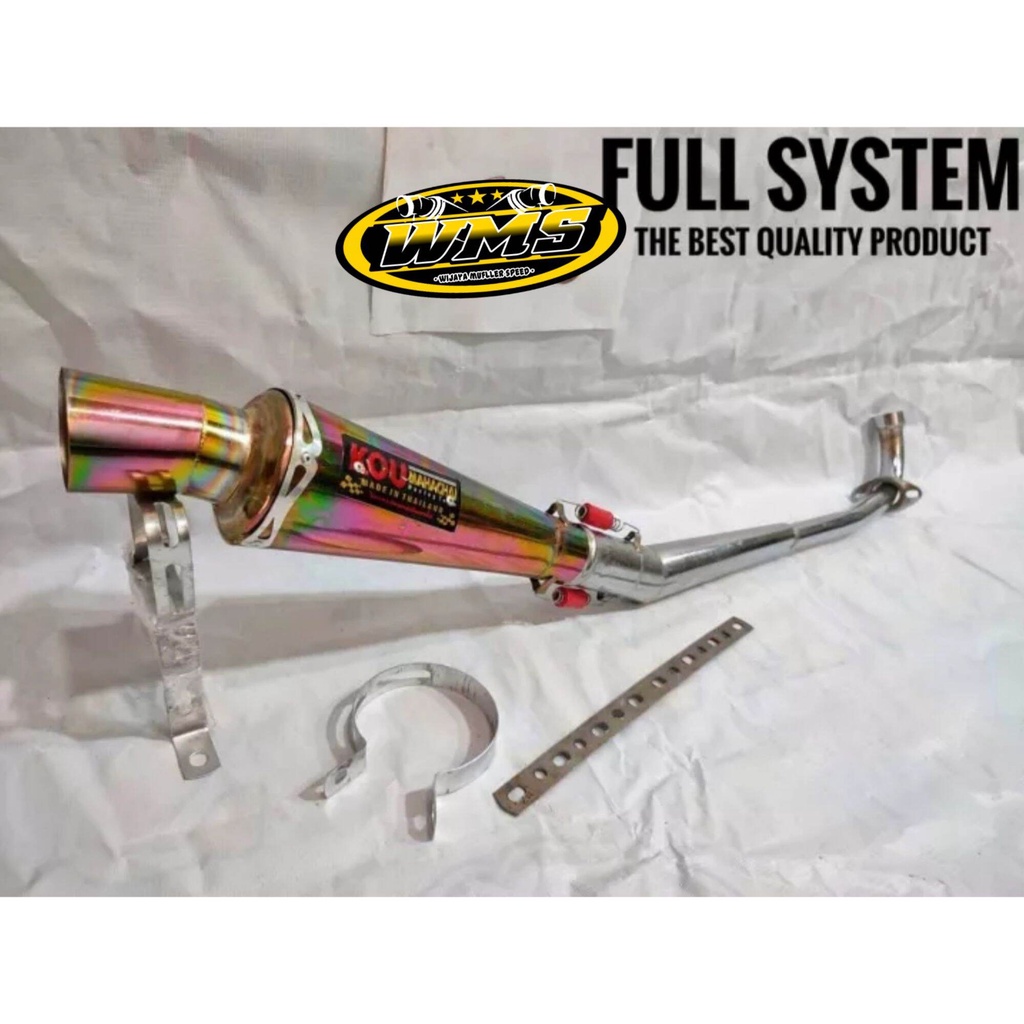 Knalpot racing kou bunglon motor all bebek murah
